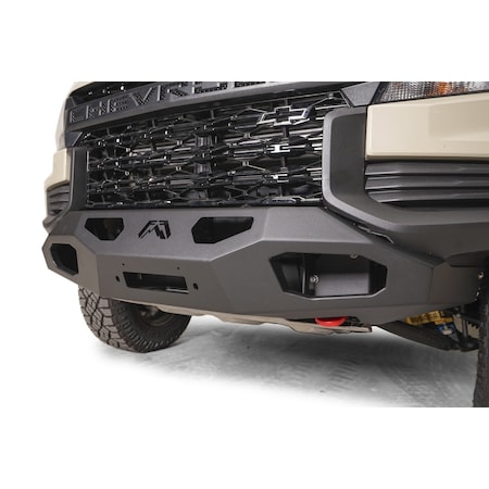 Fab Fours WINCH MOUNT Fits Warn Zeon 12,000 Pound Winch Powder Coated Black 316 Inch Steel CC21-N5151-1